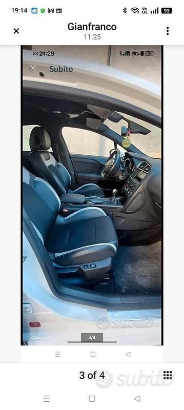 Usata Citroën DS4 111 CV (81 kW) 2011 Bianco Utilitaria