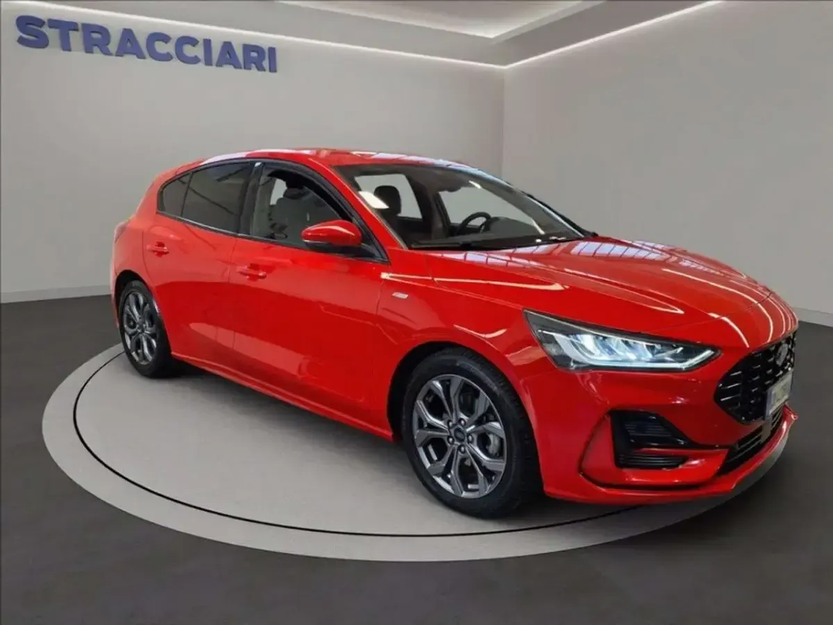 Usata Ford Focus ST-Line X 125 CV (91 kW) 2023 Rosso Berlina