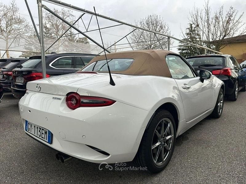 Usata Mazda MX5 Homura-Line 132 CV (97 kW) 2025 Bianco Cabrio