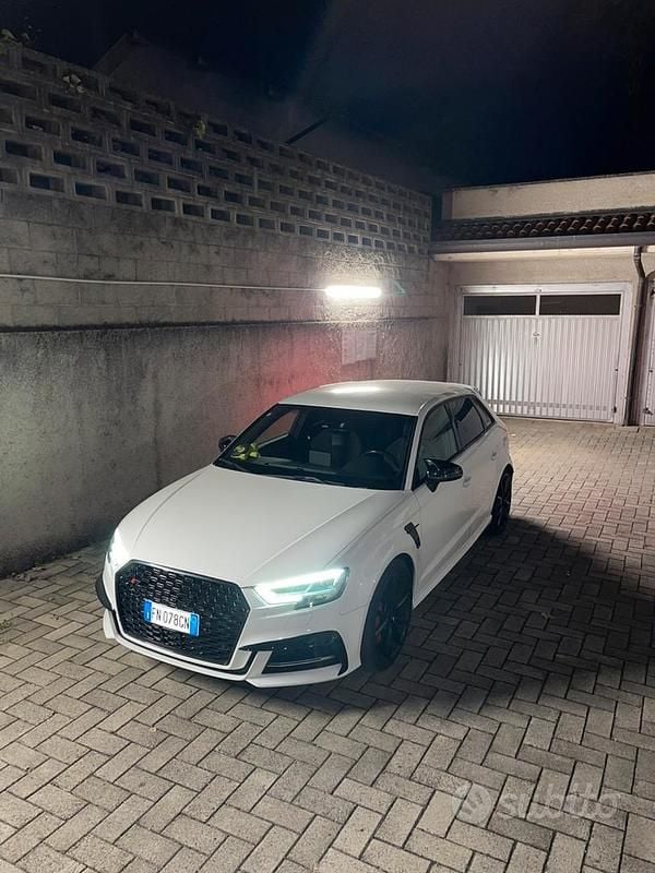 Usata Audi S3 Ambiente 310 CV (228 kW) 2018 Bianco Berlina