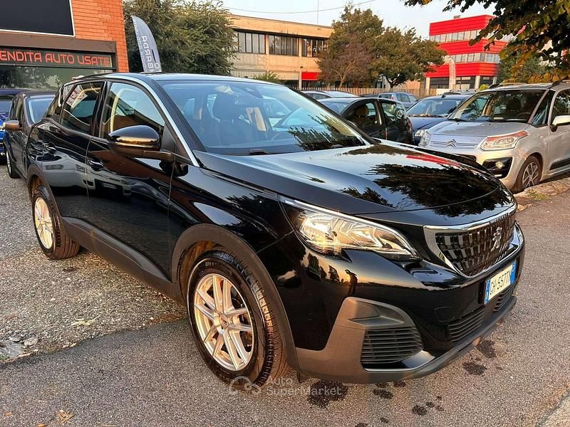 Usata Peugeot 3008 Active 131 CV (96 kW) 2017 Nero SUV