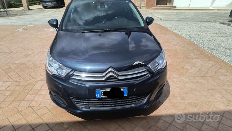 Usata Citroën C4 110 CV (80 kW) 2013 Blu Berlina