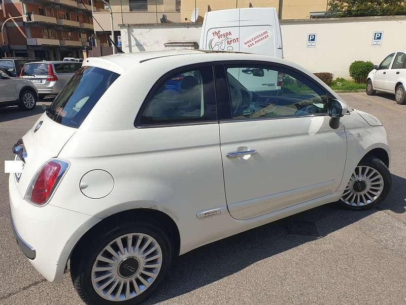 Usata Fiat 500 Lounge 69 CV (50 kW) 2009 Bianco Cabrio