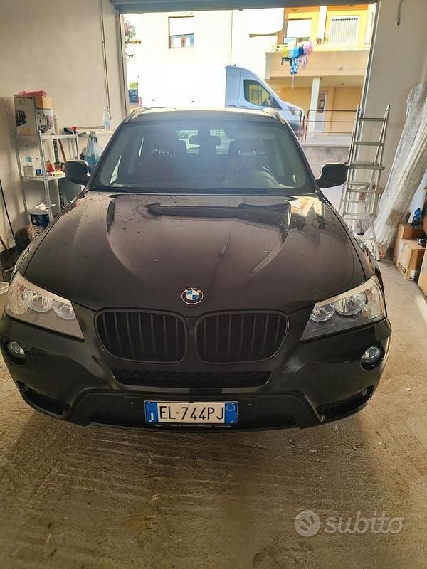 Usata BMW X3 177 CV (130 kW) 2012 Nero SUV