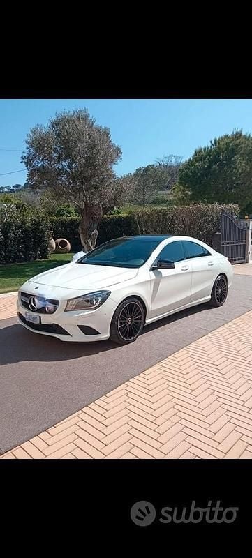 Usata Mercedes CLA220 177 CV (130 kW) 2016 Bianco Berlina