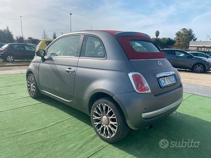 Usata Fiat 500C Lounge 69 CV (50 kW) 2014 Grigio Cabrio