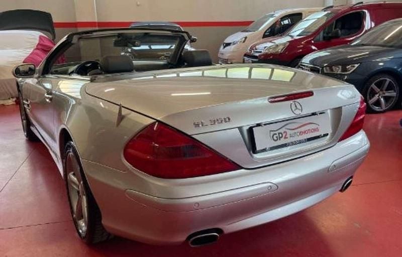Usata Mercedes SL350 245 CV (180 kW) 2003 Argento Cabrio