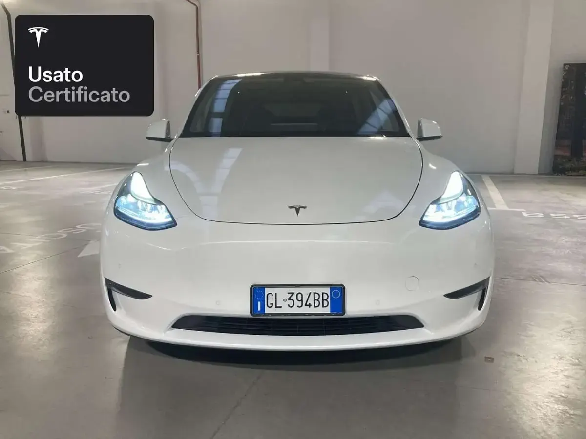 Usata Tesla Model Y Long Range AWD 258 kW (351 CV) 2022 Pearl white multicoat SUV