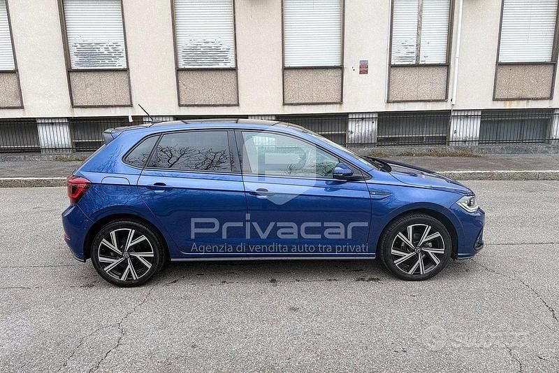 Usado VW Polo R-line 95 HP (69 kW) 2021 Azul Citadino