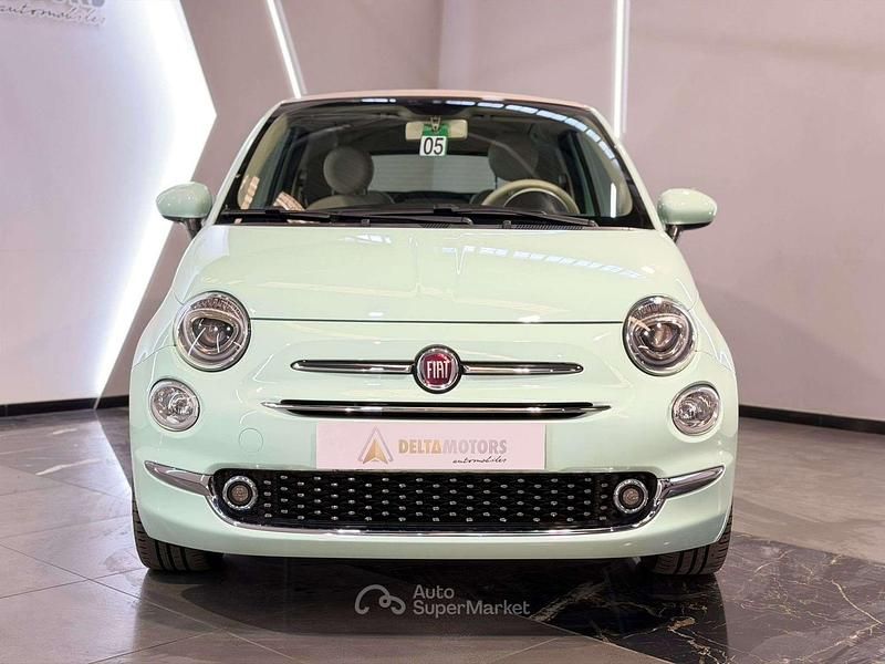 Usata Fiat 500C Lounge 69 CV (50 kW) 2018 Verde Cabrio
