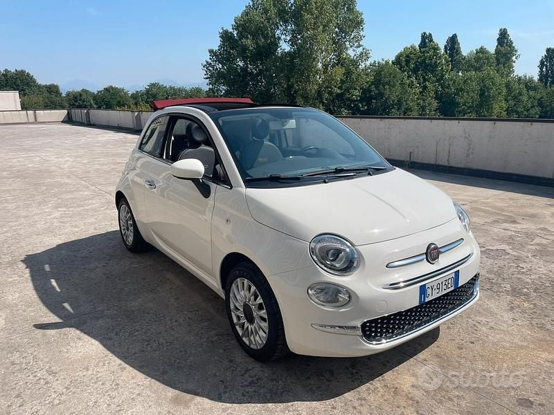 Usata Fiat 500C Lounge 2016 Bianco Cabrio