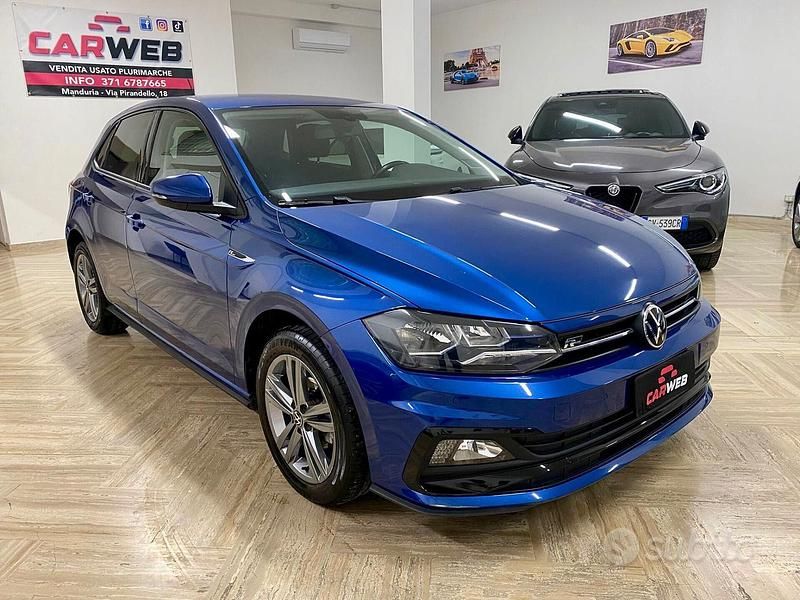 Usata VW Polo Highline 80 CV (58 kW) 2021 Blu Berlina