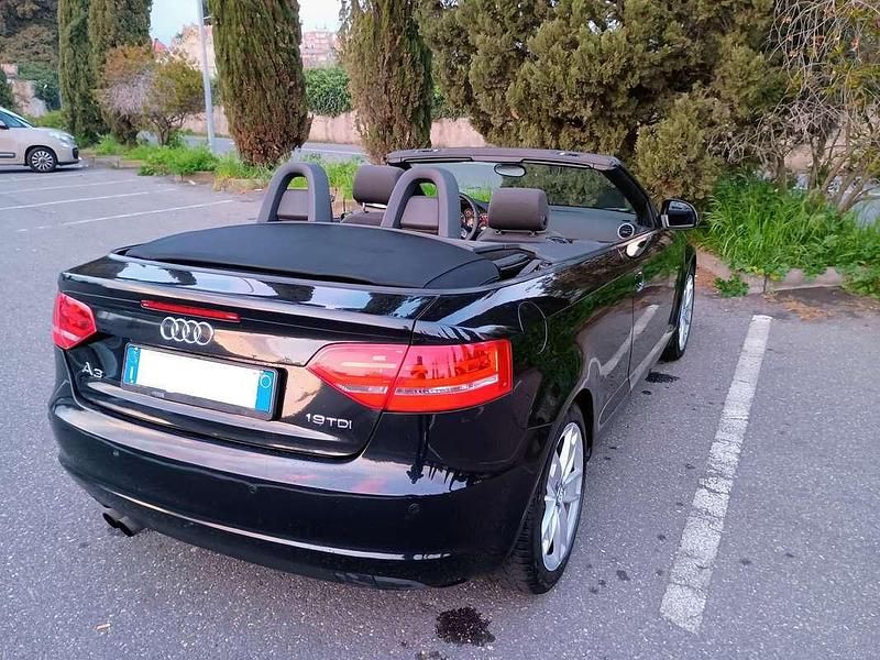 Nero Usata 2008 Audi A3 Cabriolet Cabrio | 7600 € - Immagine 1/4