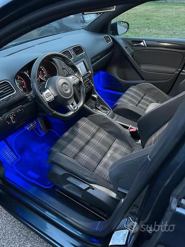 Usata VW Golf GTD 170 CV (125 kW) 2011 Blu Berlina