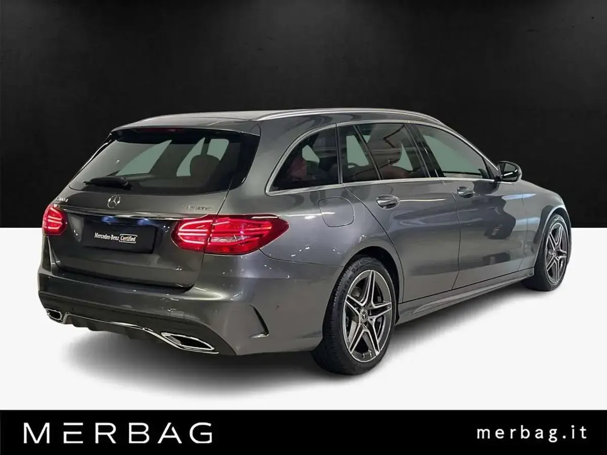 Usata Mercedes C300 Premium 245 CV (180 kW) 2019 Grigio Berlina