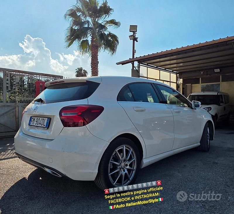 Bianco Usata 2018 Mercedes A160 Premium Tre volumi | 16.890 € (Buon prezzo) - Immagine 1/4