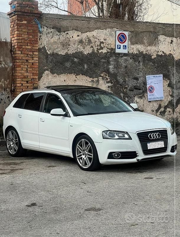 Usata Audi A3 S-Line 170 CV (125 kW) 2010 Bianco Utilitaria