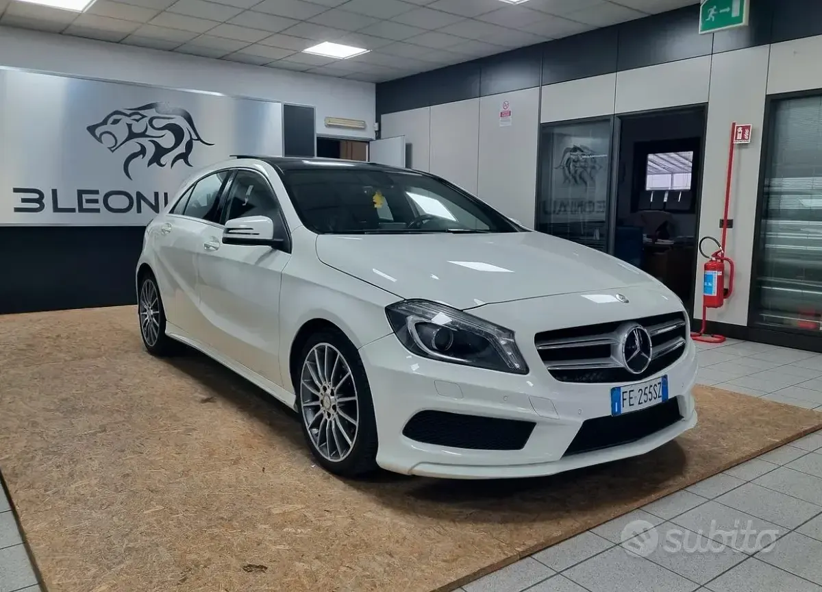 Usata Mercedes A180 Premium 109 CV (80 kW) 2015 Bianco Berlina