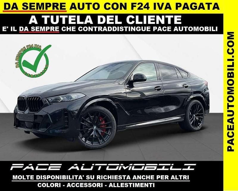Nero Usata 2023 BMW X6 M Sport SUV | 82.800 € (Buon prezzo) - Immagine 1/3