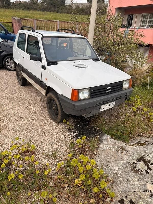 Usata Fiat Panda 4x4 54 CV (39 kW) 1998 Bianco Utilitaria