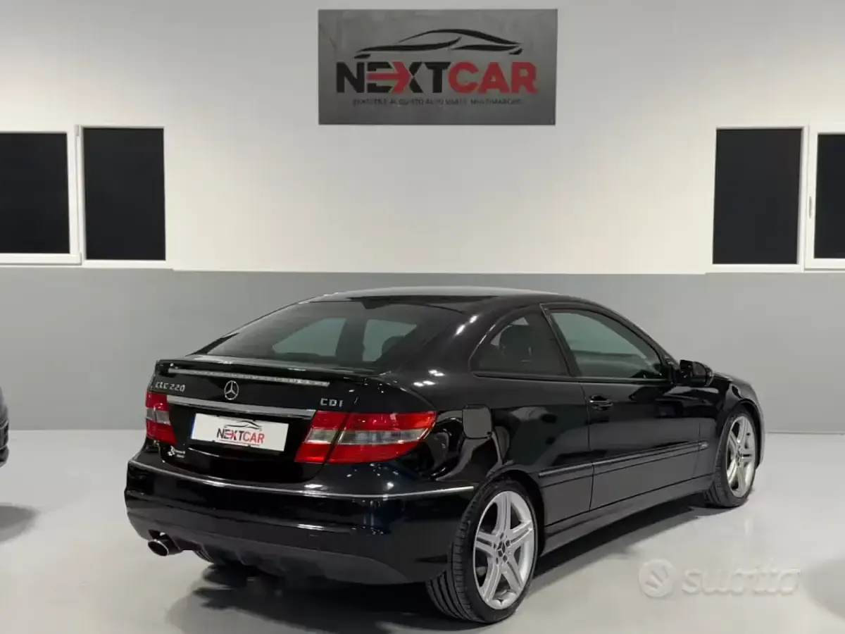 Usata Mercedes CLC220 150 CV (110 kW) 2009 Nero Coupé