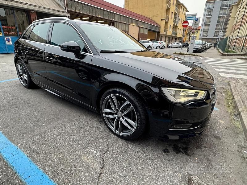 Usata Audi A3 150 CV (110 kW) 2017 Nero Berlina