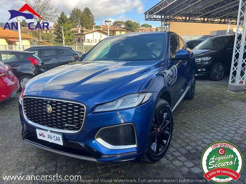 Usata Jaguar F-Pace R-Dynamic 204 CV (150 kW) 2021 Blu/azzurro SUV