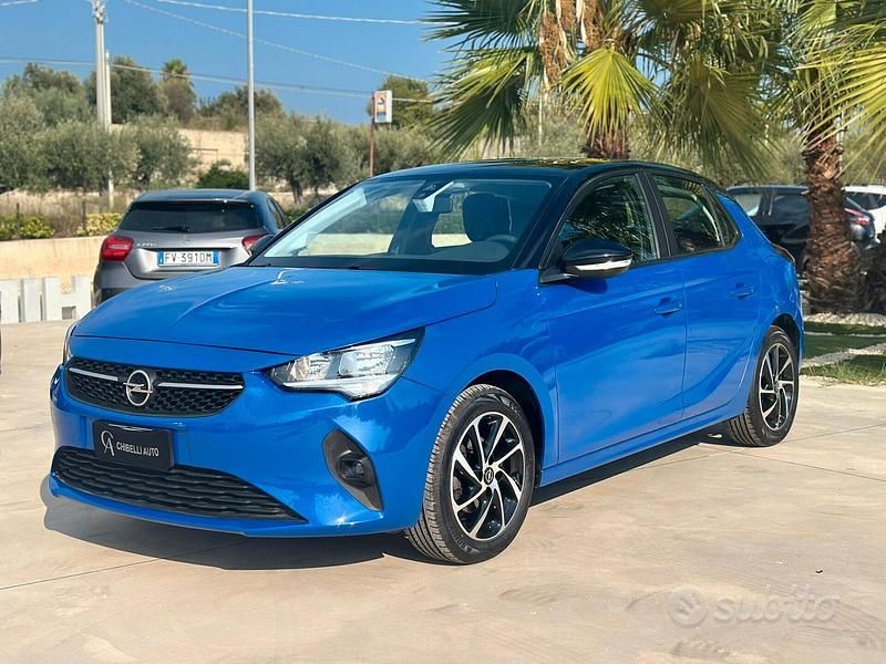 Usata Opel Corsa Elegance 75 CV (55 kW) 2021 Blu Berlina