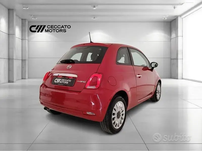 Usata Fiat 500 Lounge 70 CV (51 kW) 2020 Rosso Berlina