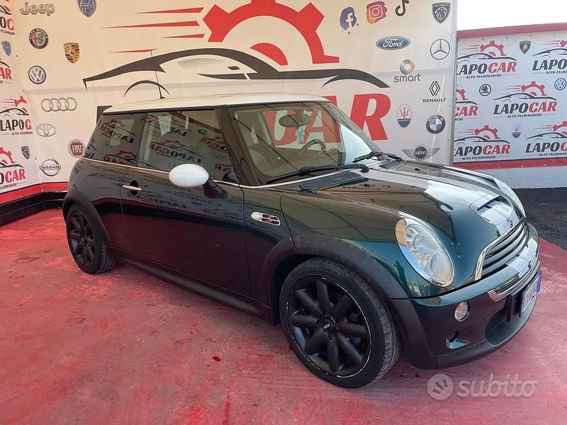 Usata Mini Cooper S 170 CV (125 kW) 2005 Verde Utilitaria