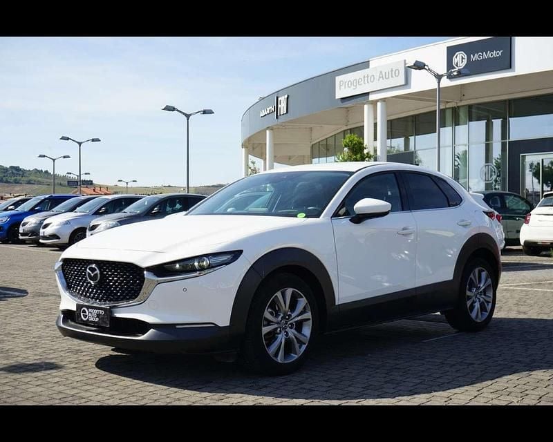 Bianco met Usata 2021 Mazda CX-30 Exceed SUV | 19.000 € (Ottimo prezzo) - Immagine 1/4