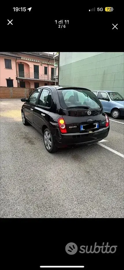 Usata Nissan Micra 80 CV (58 kW) 2009 Nero Utilitaria