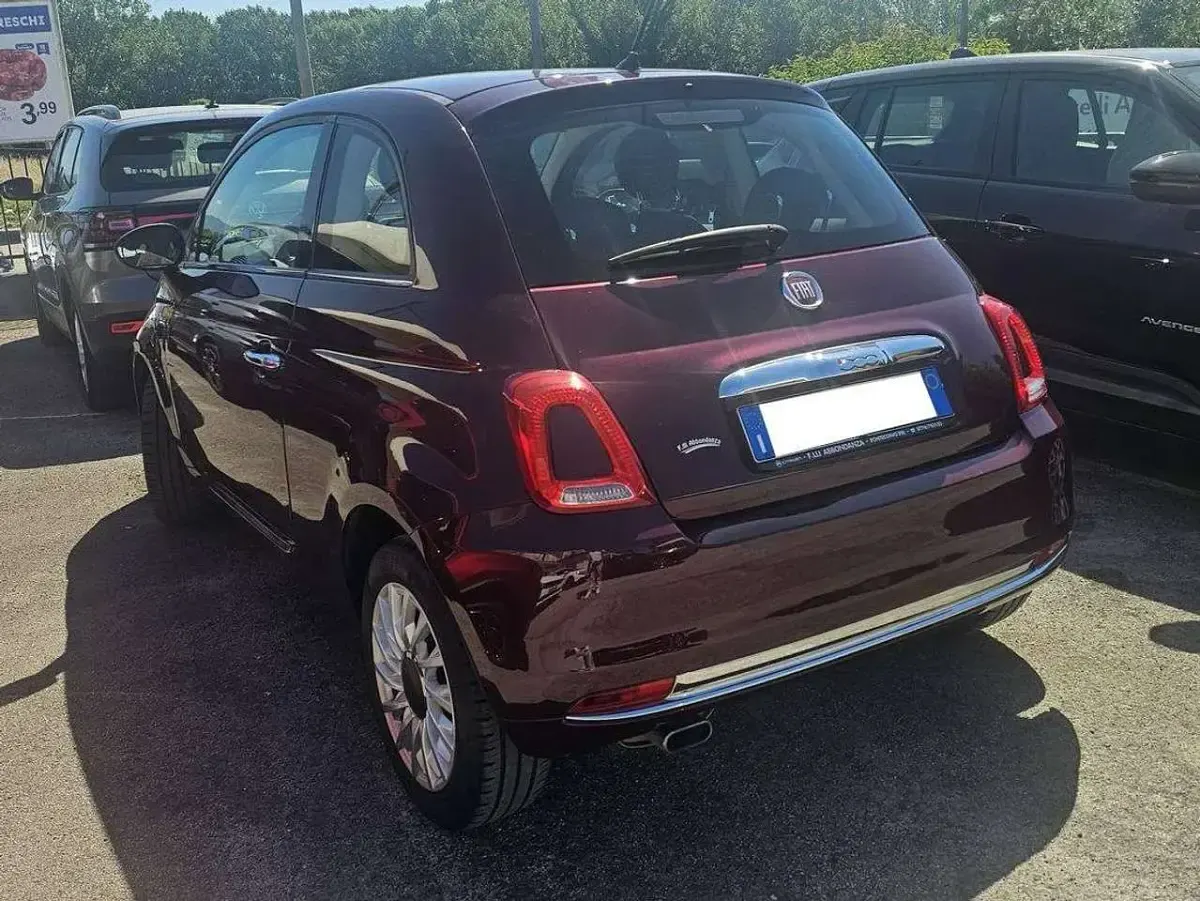Usata Fiat 500 Lounge 69 CV (50 kW) 2017 Amaranto Utilitaria