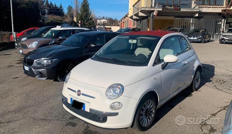 Usata Fiat 500 84 CV (61 kW) 2013 Bianco Cabrio