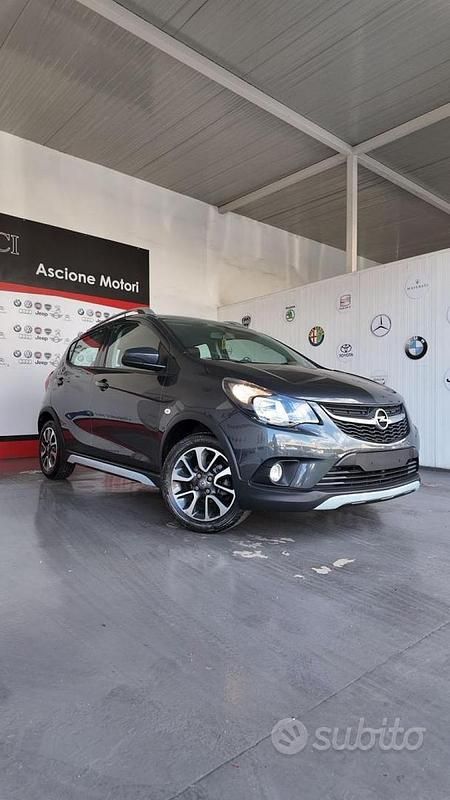 Usata Opel Karl Rocks 73 CV (53 kW) 2019 Grigio Utilitaria