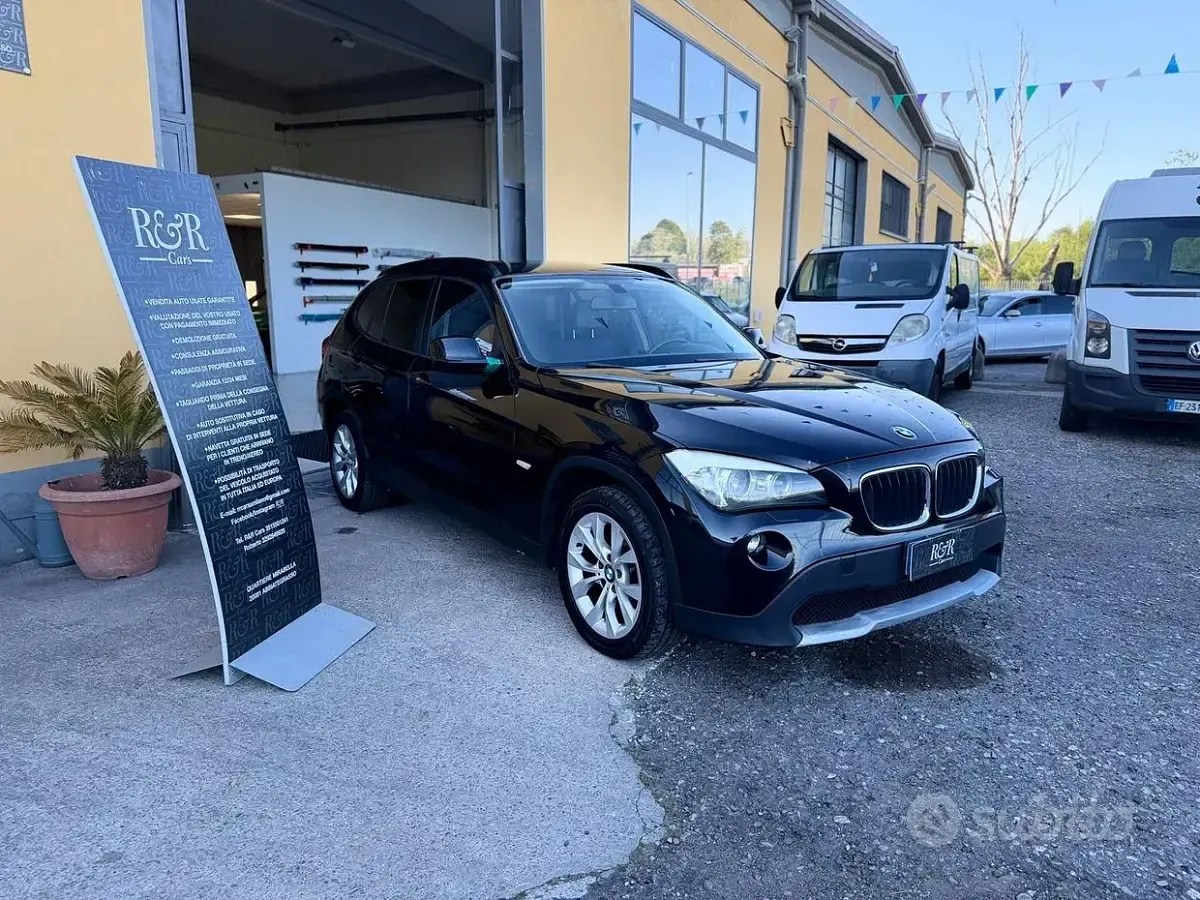 Begagnad BMW X1 Efficient Dynamics 177 HK (130 kW) 2010 Svart SUV