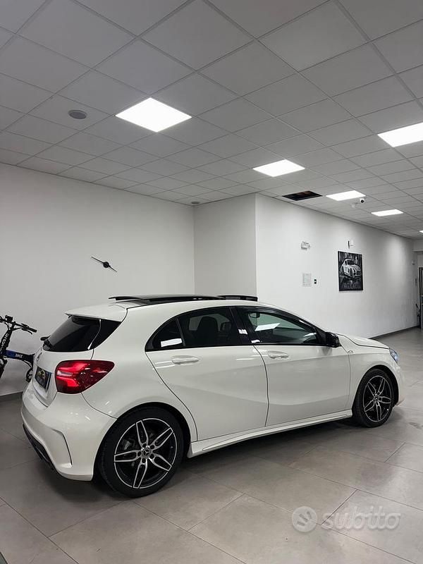 Usata Mercedes A200 Premium 136 CV (100 kW) 2017 Bianco Berlina