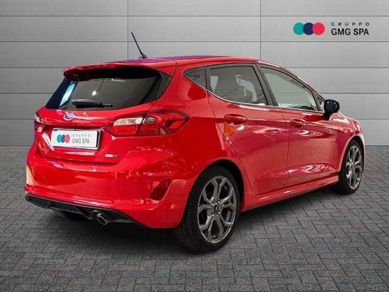 Usata Ford Fiesta ST-Line 125 CV (91 kW) 2021 Rosso Utilitaria