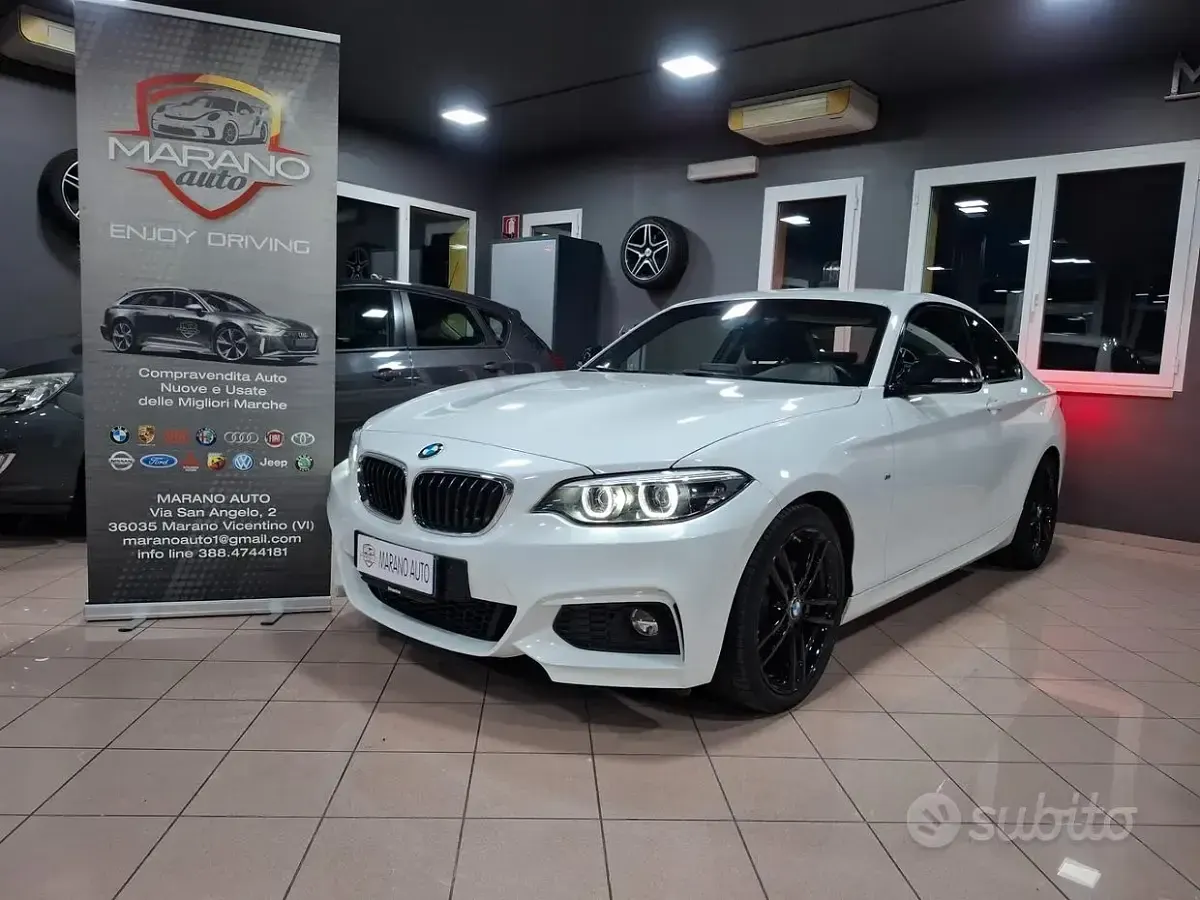 Usata BMW 218 M Sport 150 CV (110 kW) 2019 Bianco Coupé