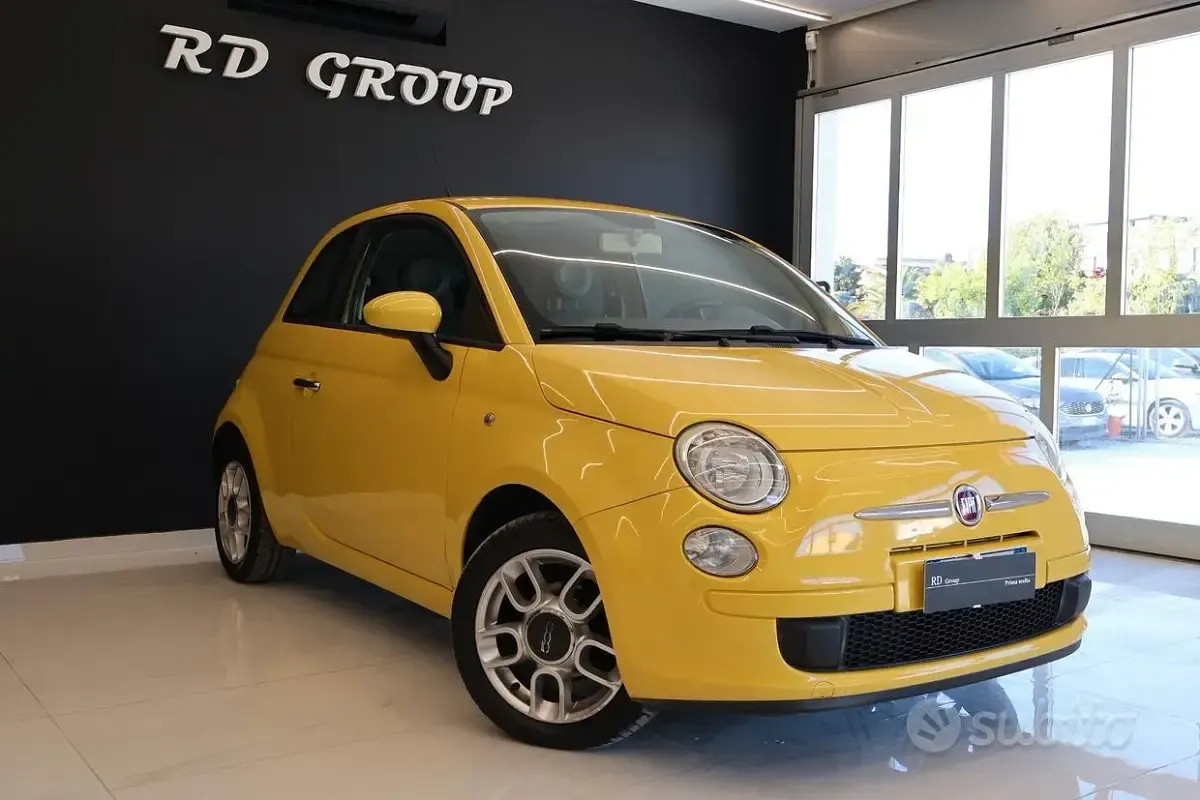 Usata Fiat 500 Sport 69 CV (50 kW) 2008 Giallo Berlina