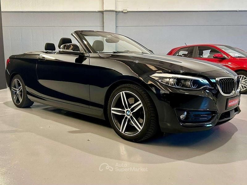 Usata BMW 220 Sport Line 190 CV (139 kW) 2019 Nero Cabrio