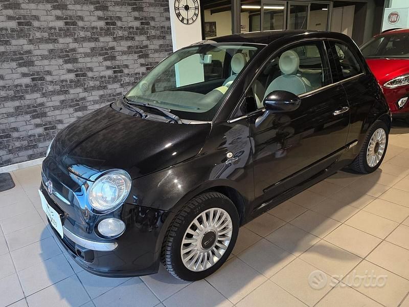 Usata Fiat 500 Lounge 69 CV (50 kW) 2010 Nero Berlina