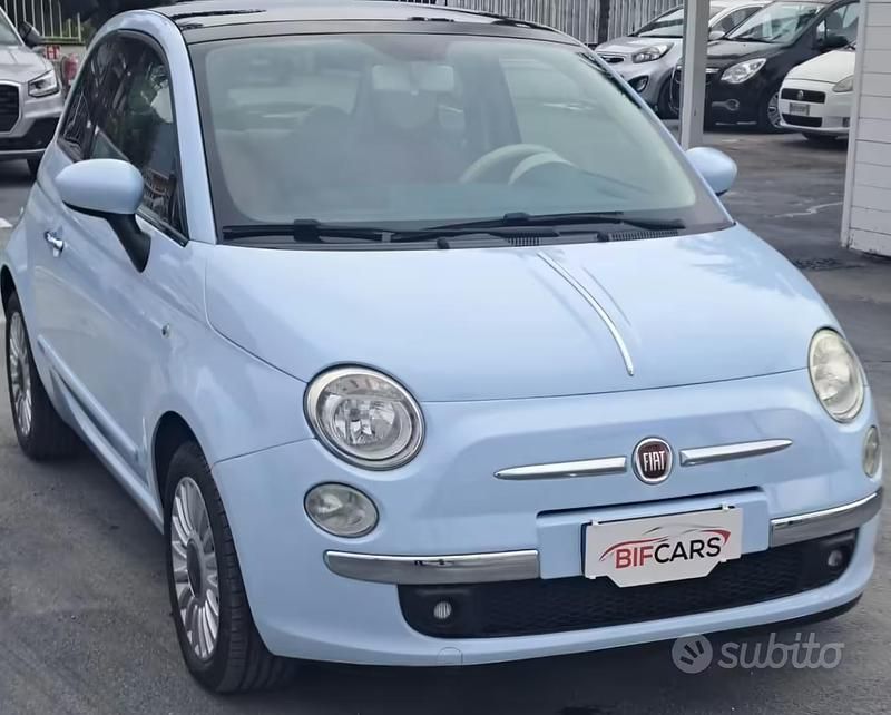 Usata Fiat 500 Sport 100 CV (73 kW) 2008 Blu Berlina
