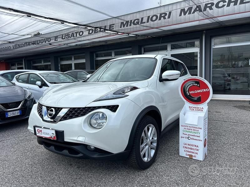 Usata Nissan Juke Acenta 110 CV (80 kW) 2016 Bianco SUV