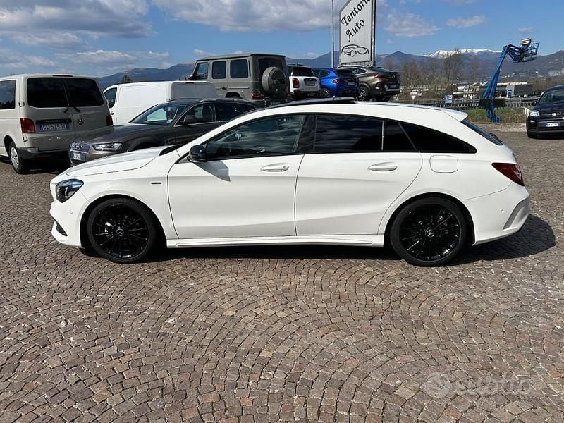 Usata Mercedes CLA200 Premium 136 CV (100 kW) 2019 Bianco pastello Station wagon