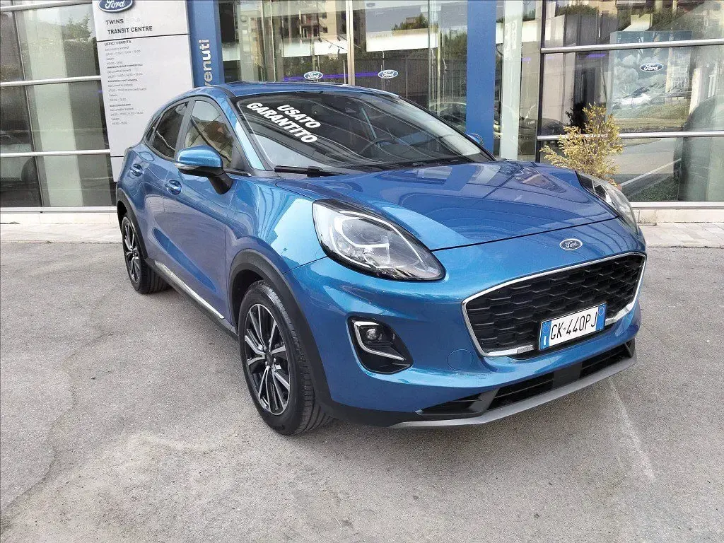 Usata Ford Puma Titanium 125 CV (91 kW) 2022 Desert island blu SUV