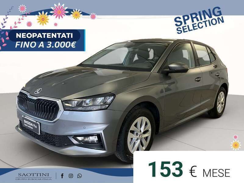 Grigio graphite metallizzato Usata 2024 Skoda Fabia Selection Tre volumi | 14.900 € (Ottimo prezzo) - Immagine 1/4