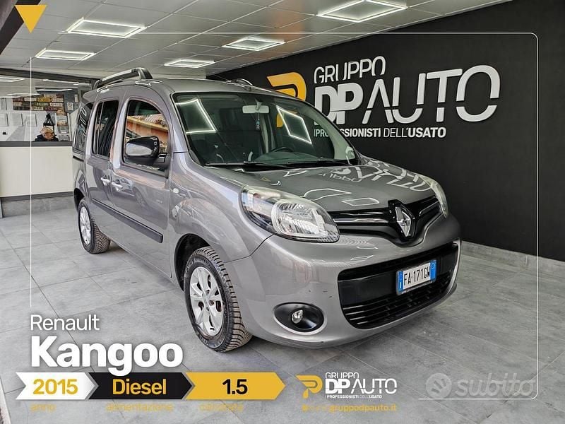 Usata Renault Kangoo 90 CV (66 kW) 2015 Grigio Monovolume