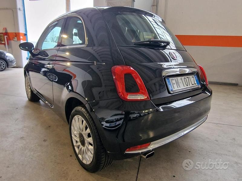 Usata Fiat 500 Lounge 69 CV (50 kW) 2018 Nero Berlina