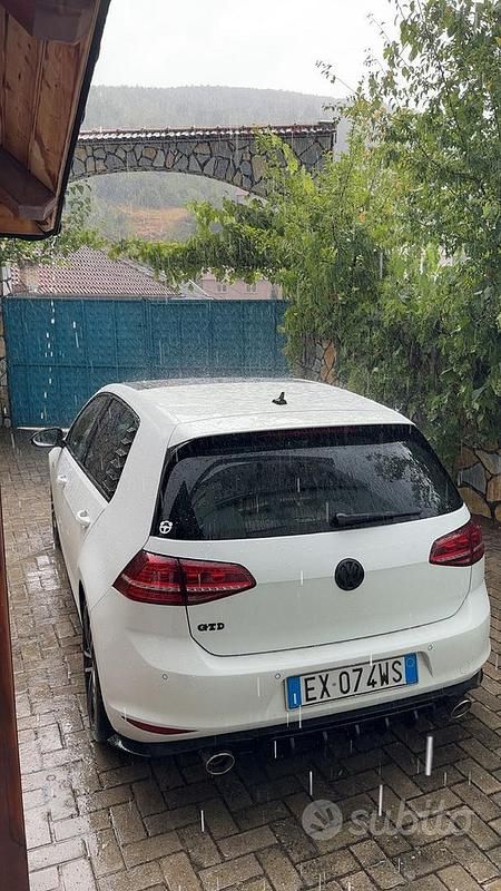 Usata VW Golf VII GTD 2014 Bianco Berlina